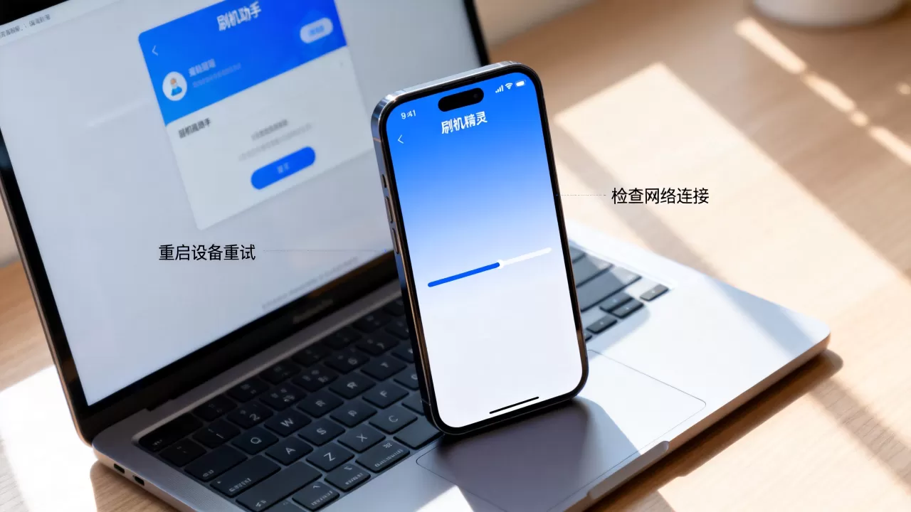 刷机精灵卡住不动怎么办，刷机精灵卡死