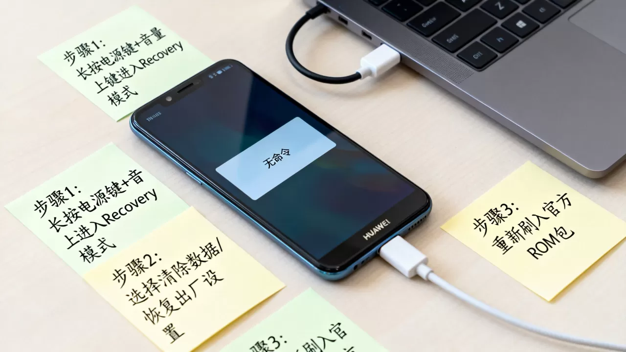 华为刷机无命令怎么办，华为手机刷机失败解决方法