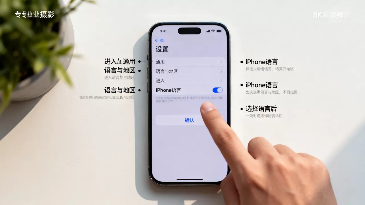 iphone怎么语言设置在哪里，iphone设置语言在哪里