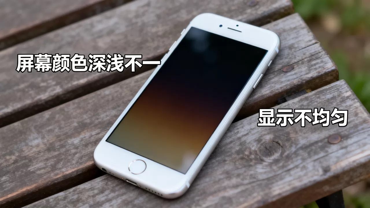 iphone 7屏幕不均匀，iphone7屏幕颜色深浅不一怎么回事