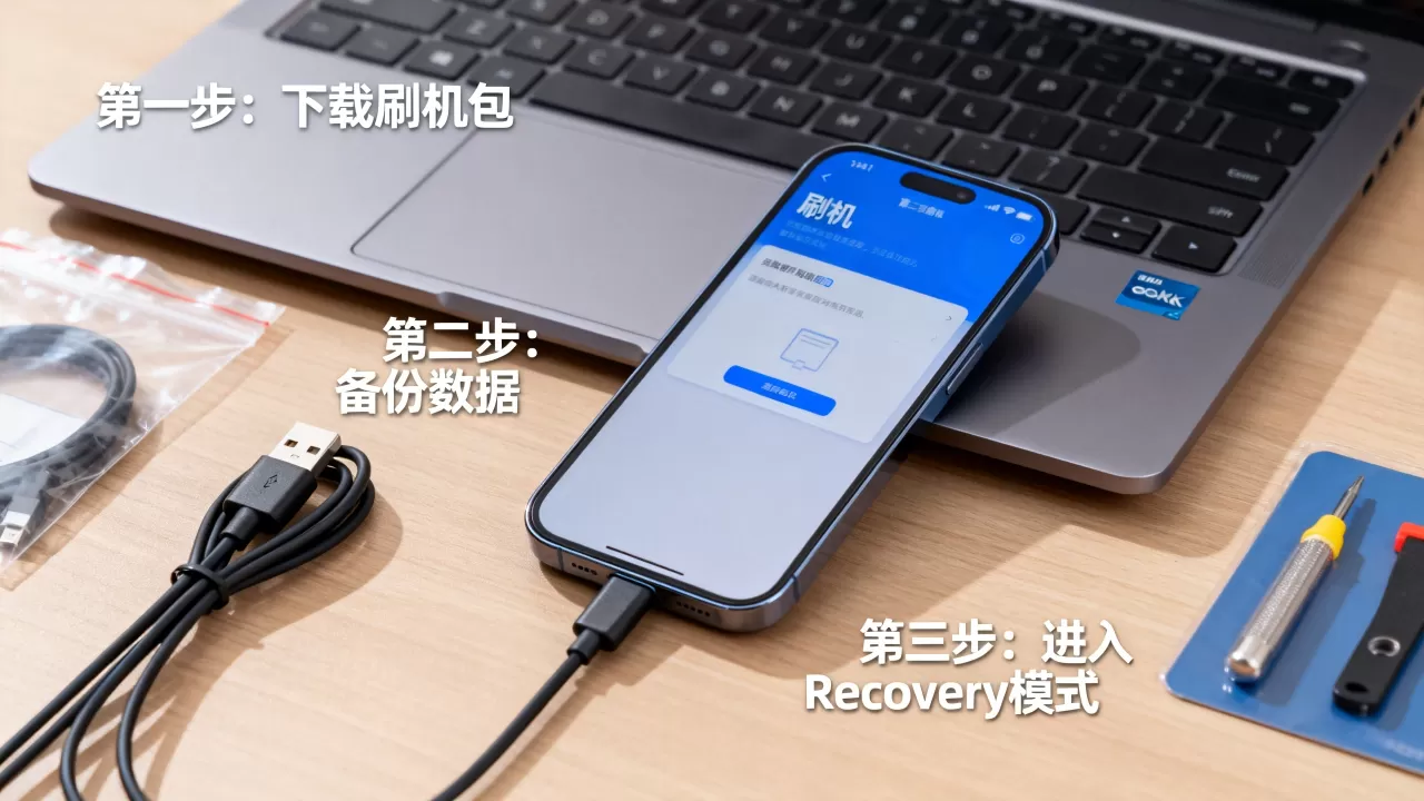最简单刷机方法，手机刷机教程