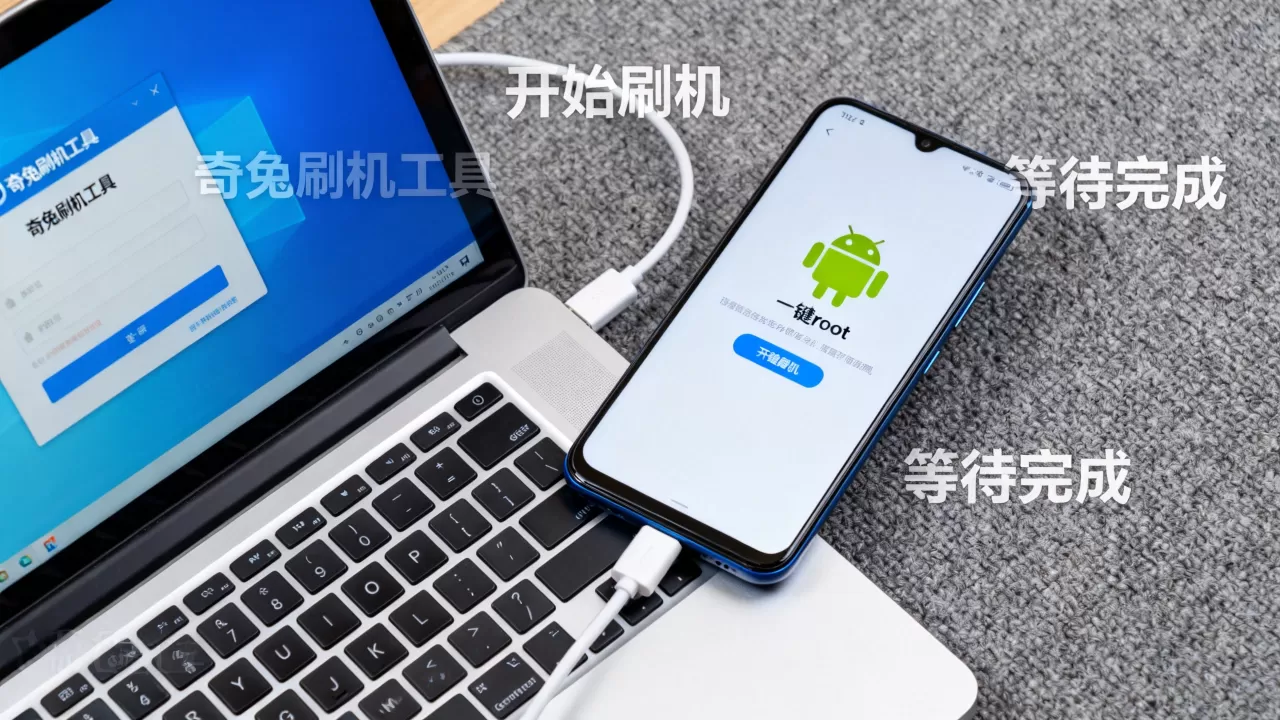 奇兔刷机工具怎么用，安卓手机一键root刷机教程