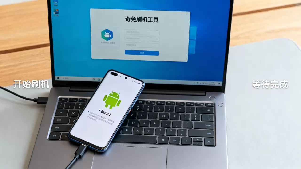 奇兔刷机工具怎么用，安卓手机一键root刷机教程