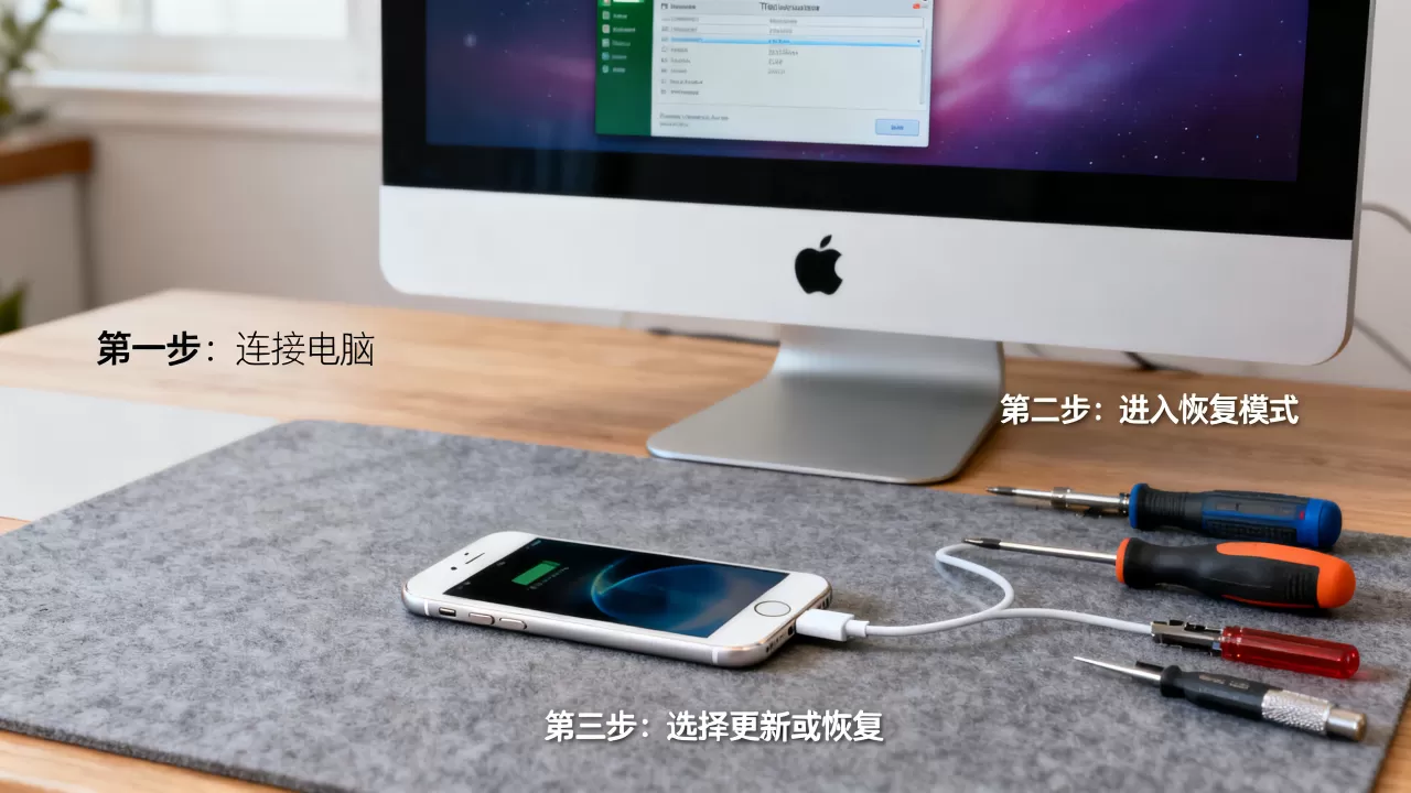 白苹果刷机无效怎么办，苹果白苹果怎么解决
