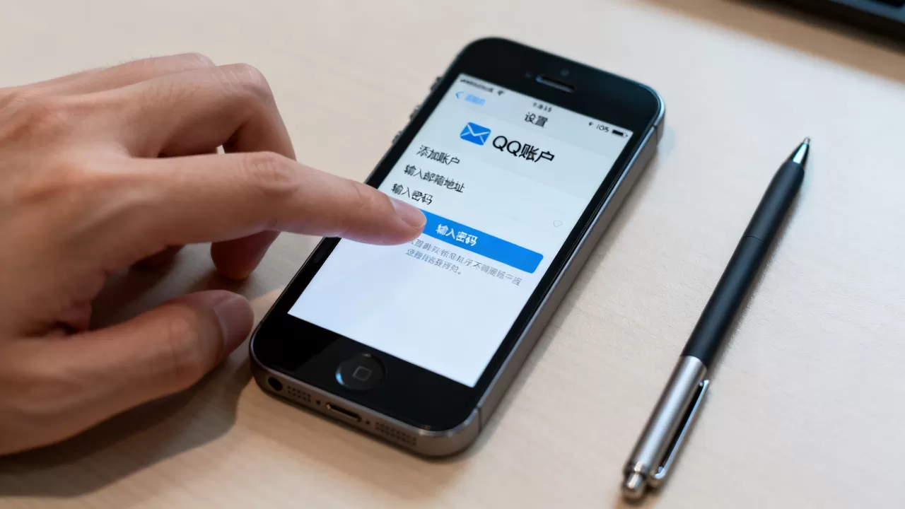 iphone5怎么设置qq邮箱，iphone5设置qq邮箱