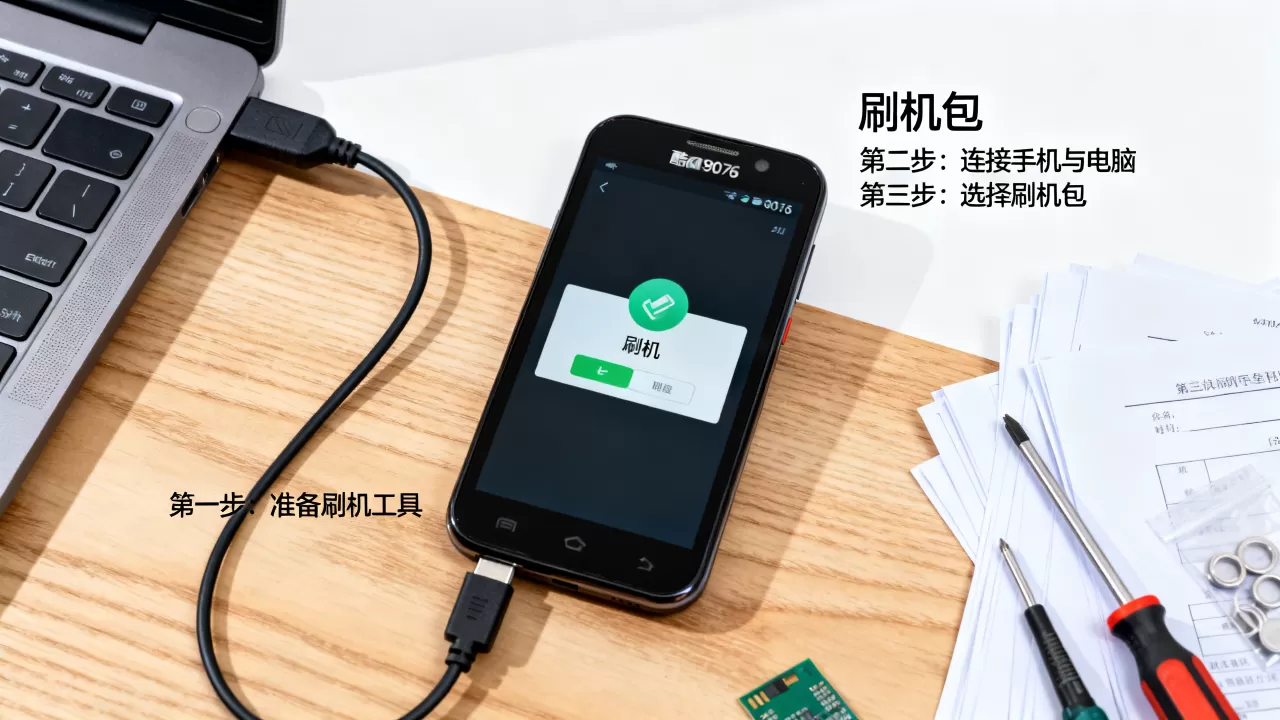 酷派8076刷机教程，手机变砖怎么救