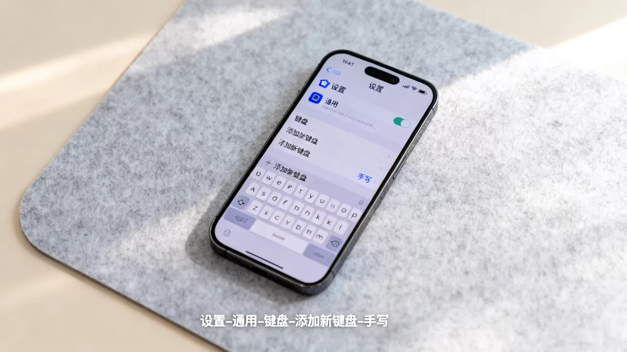 iphone如何设置手写输入，苹果手机添加手写输入法