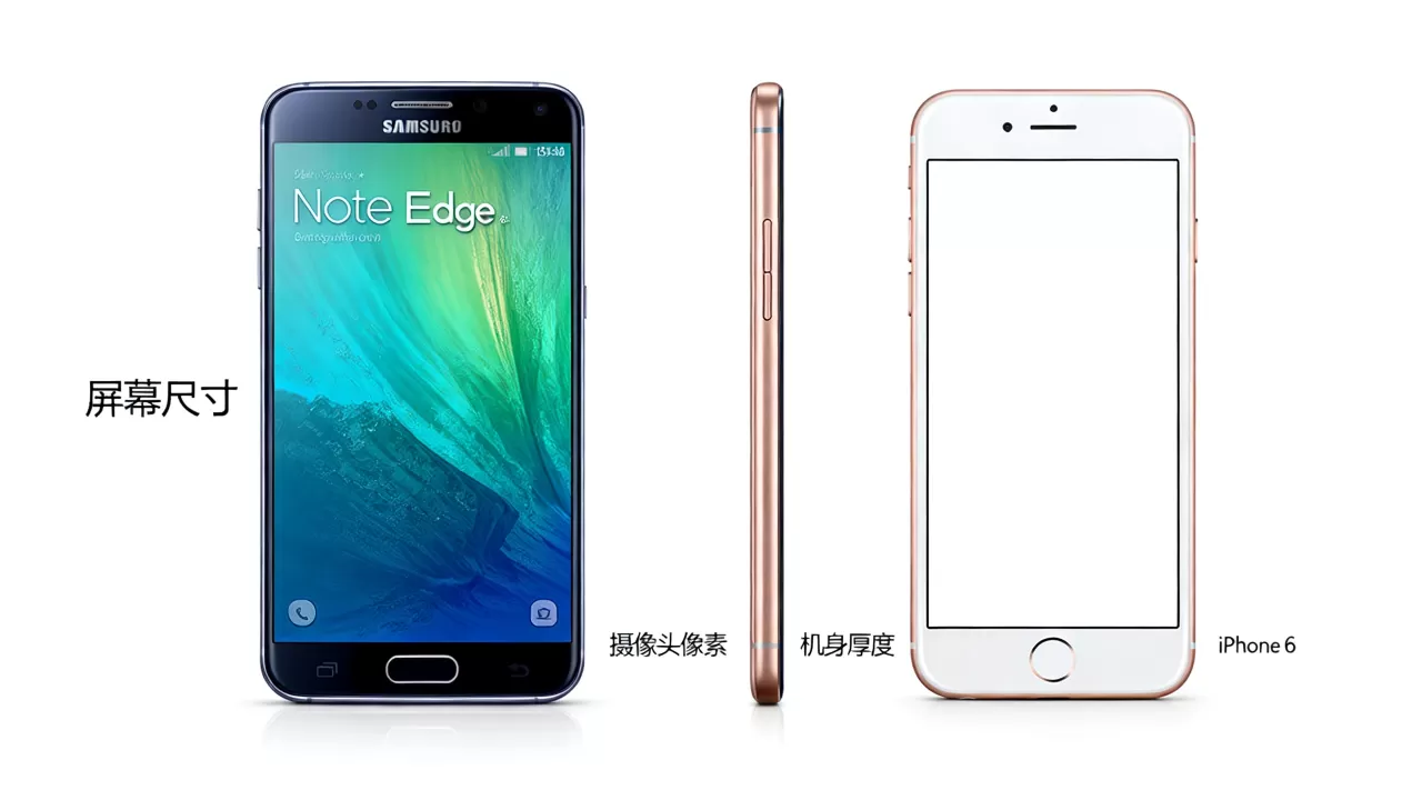 note edge与iphone6对比，note edge和iphone6哪个好