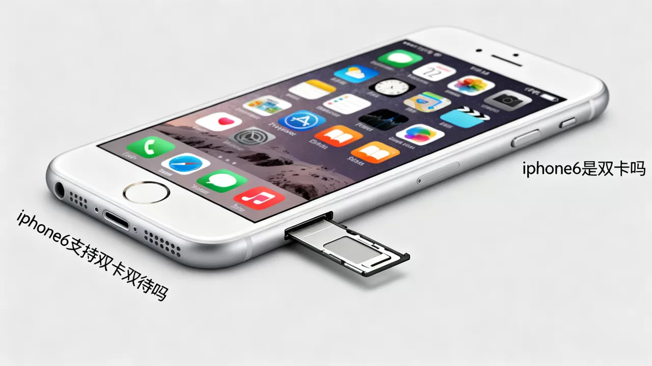 iphone6是双卡吗，iphone6支持双卡双待吗