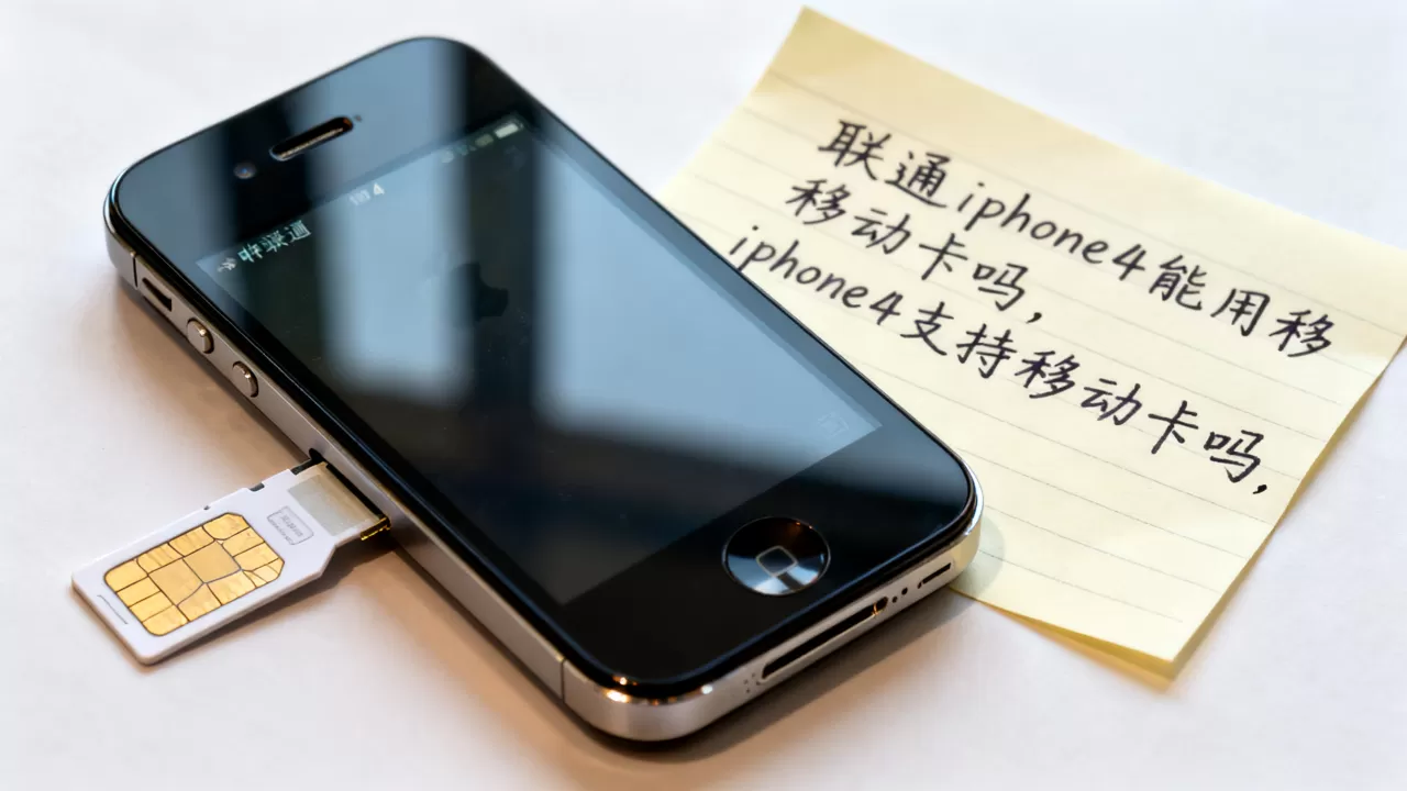联通iphone4能用移动卡吗，iphone4支持移动卡吗