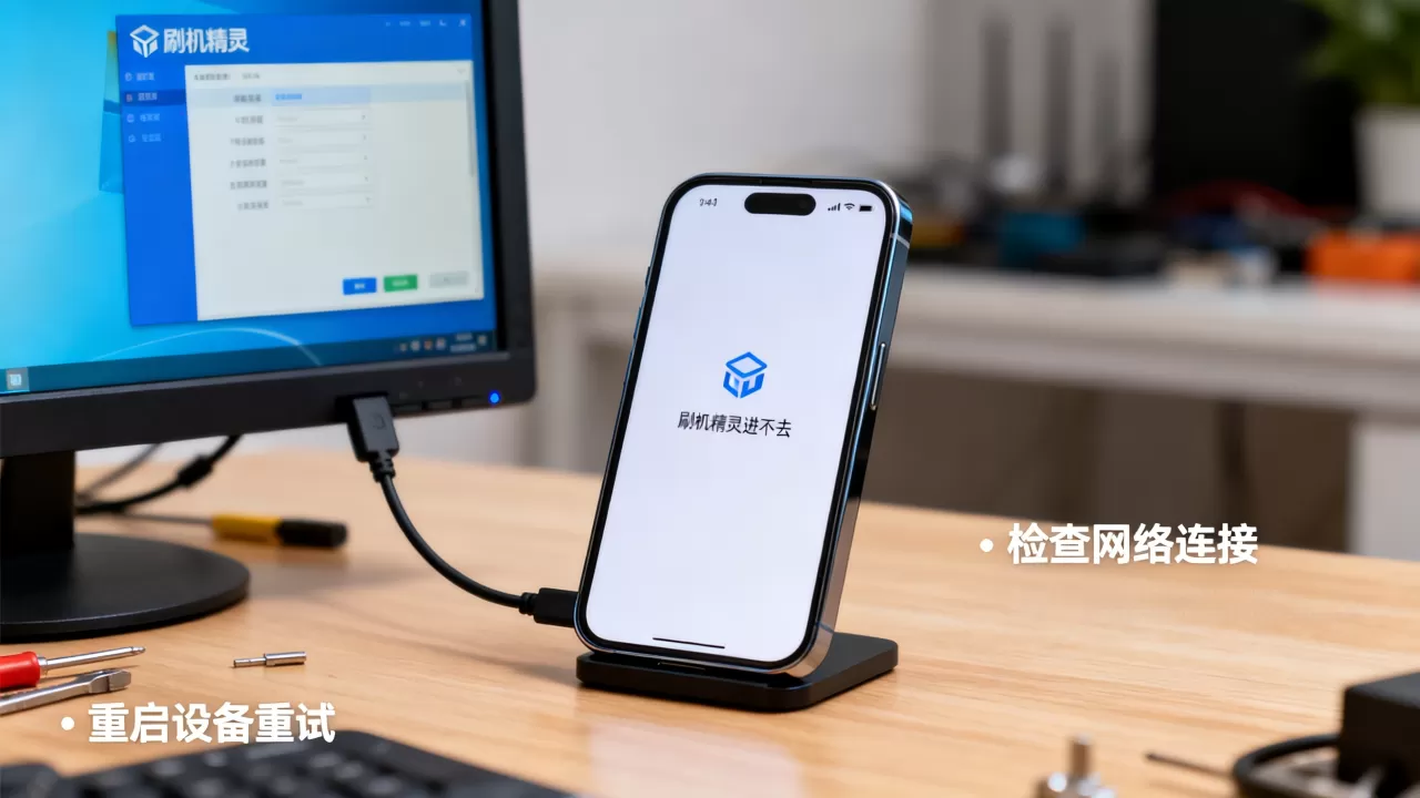 刷机精灵进不去怎么办，刷机精灵进不去