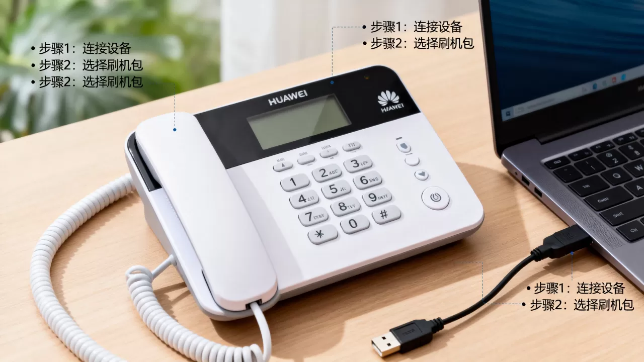 华为无线座机刷机教程，华为无线座机刷机