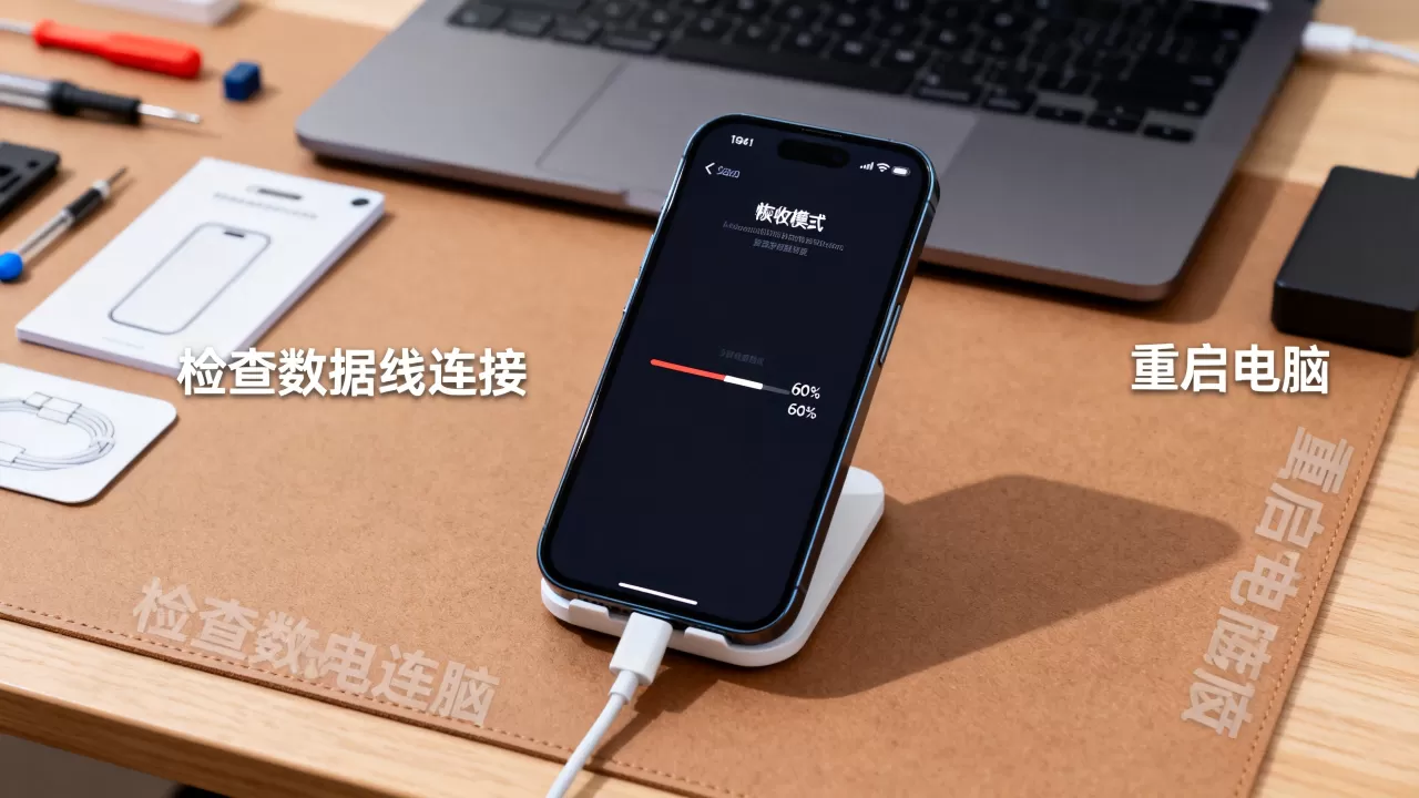 苹果刷机卡在60%怎么办?iPhone恢复模式卡60%解决方法 苹果刷机卡在60%怎么办?iPhone恢复模式卡60%解决方法