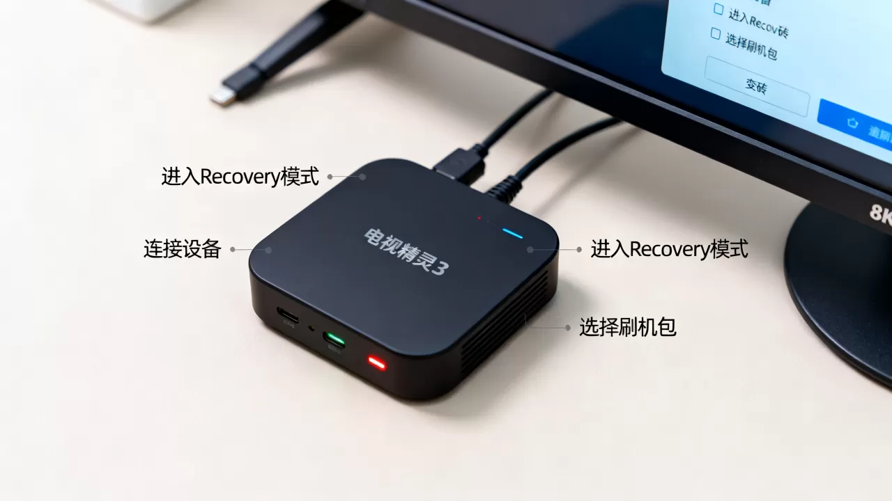 电视精灵3刷机变砖怎么办，电视精灵3刷机教程