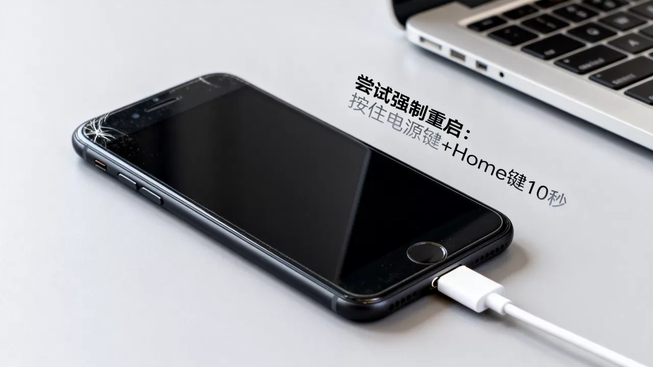 iphone6s plus开机没反应，iphone6s plus开机黑屏怎么办