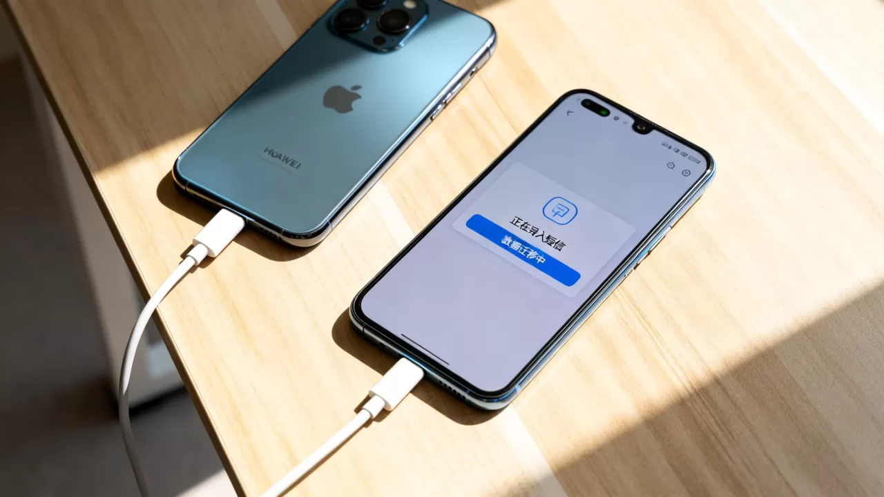 华为手机怎么从iPhone导入短信？iPhone数据迁移到华为