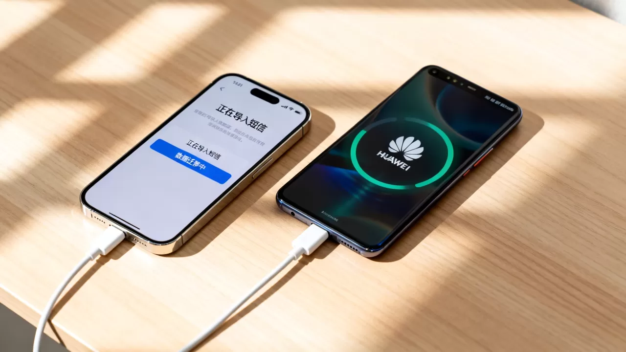 华为手机怎么从iPhone导入短信？iPhone数据迁移到华为