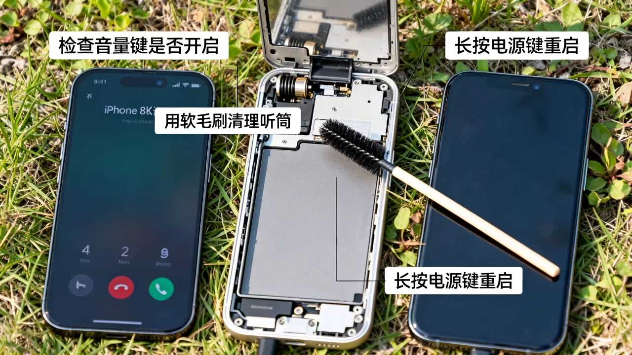 iphone通话听不到声音怎么办，iphone通话没声音