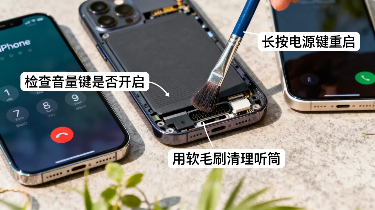 iphone通话听不到声音怎么办，iphone通话没声音