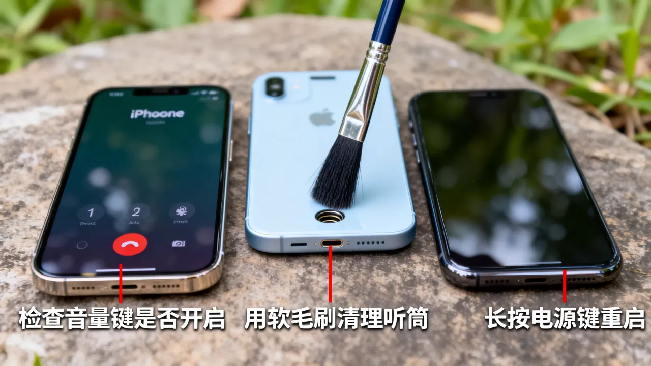 iphone通话听不到声音怎么办，iphone通话没声音