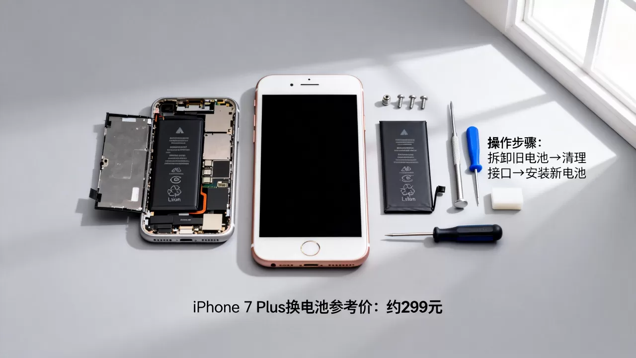 iphone 7 plus换电池多少钱，iphone 7 plus换电池