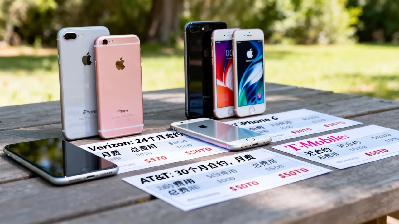 美国iPhone6合约机怎么买最划算？价格套餐对比攻略