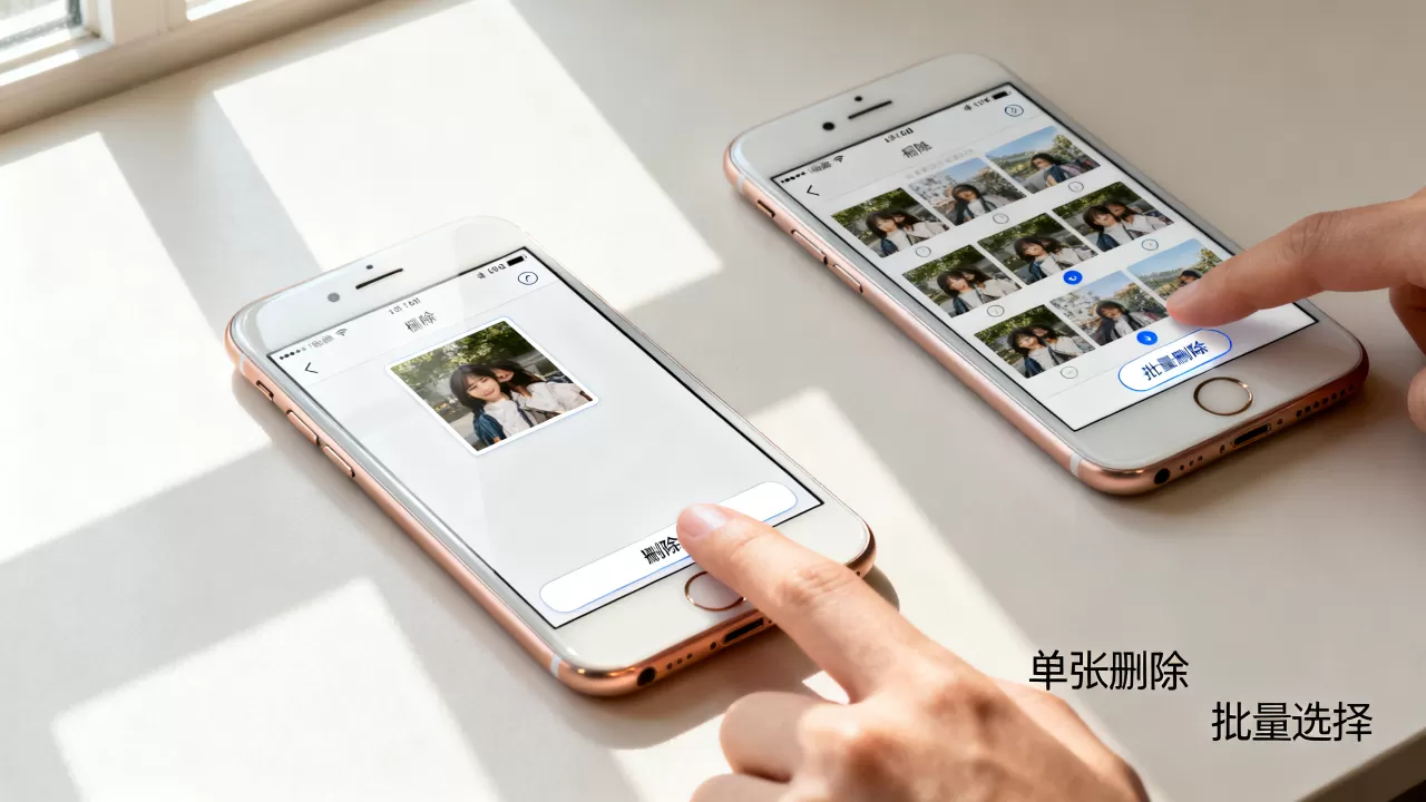 iphone6怎么删除照片，iphone6怎么批量删除照片
