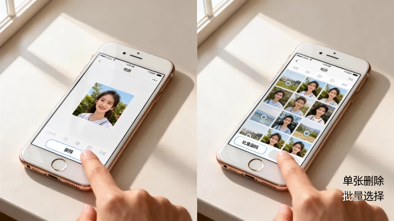 iphone6怎么删除照片，iphone6怎么批量删除照片