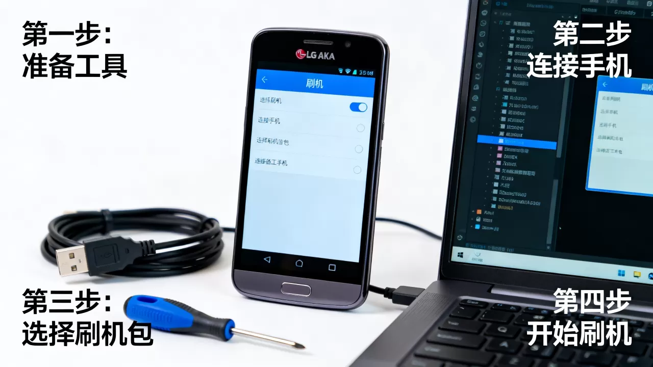 LG AKA怎么刷机？LG AKA刷机教程与注意事项