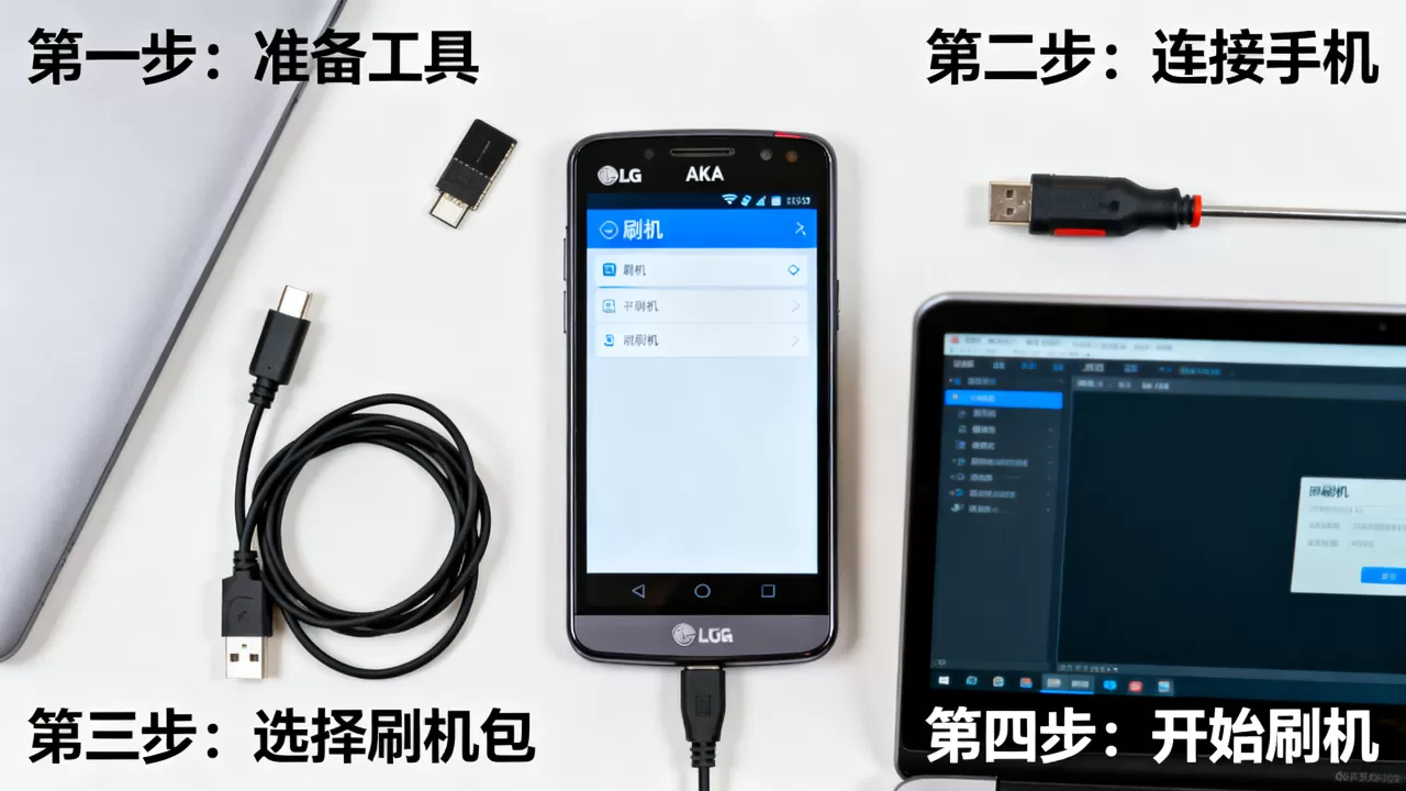 LG AKA怎么刷机？LG AKA刷机教程与注意事项