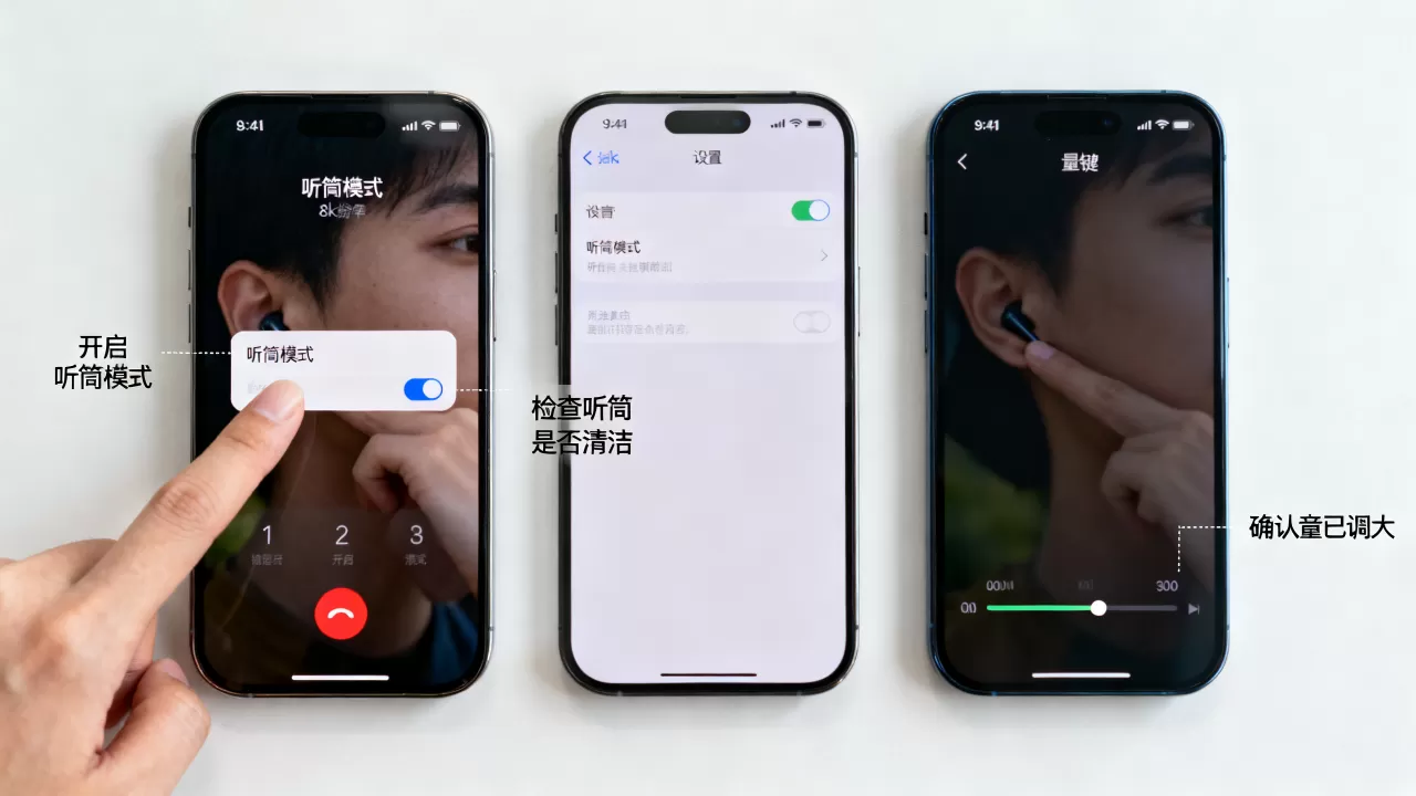 iPhone微信听筒模式怎么设置?,iPhone微信听筒模式没声音怎么办 iPhone微信听筒模式怎么设置?,iPhone微信听筒模式没声音怎么办