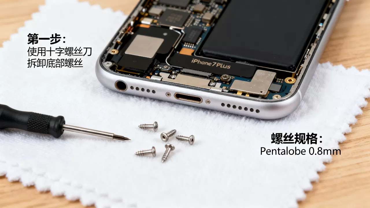iPhone7plus螺丝怎么拆?iPhone7plus螺丝什么规格? iPhone7plus螺丝怎么拆?iPhone7plus螺丝什么规格?