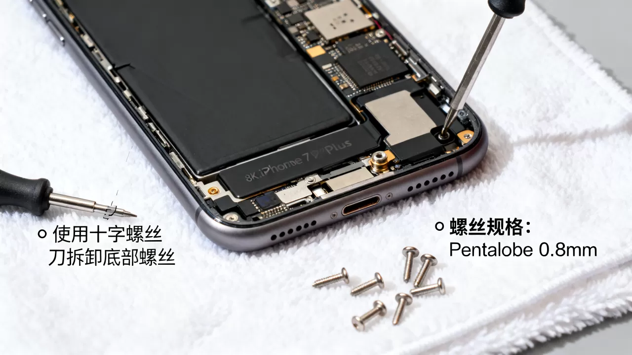 iPhone7plus螺丝怎么拆?iPhone7plus螺丝什么规格? iPhone7plus螺丝怎么拆?iPhone7plus螺丝什么规格?