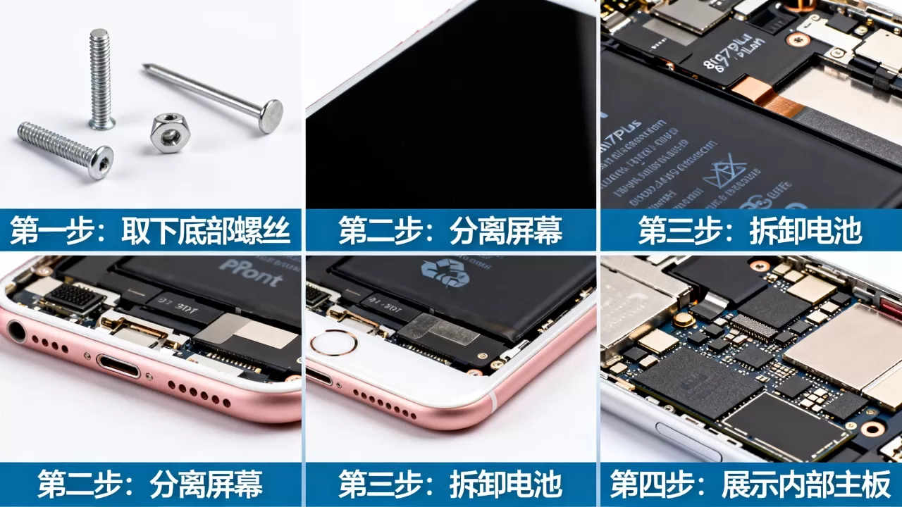 iPhone7plus怎么拆解,拆解步骤有哪些 iPhone7plus怎么拆解,拆解步骤有哪些