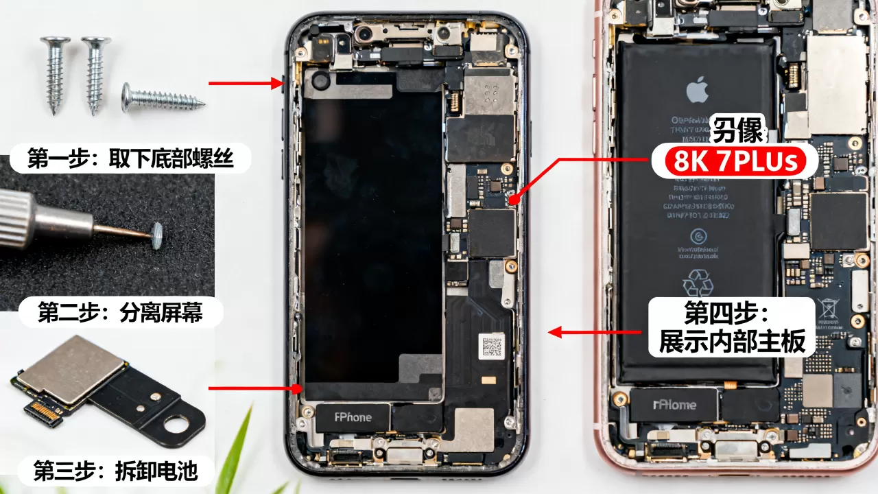 iPhone7plus怎么拆解,拆解步骤有哪些 iPhone7plus怎么拆解,拆解步骤有哪些
