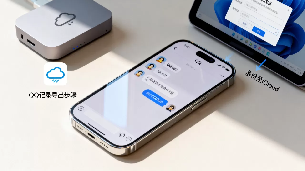 iPhone手机QQ记录怎么导出？，苹果手机QQ记录如何备份
