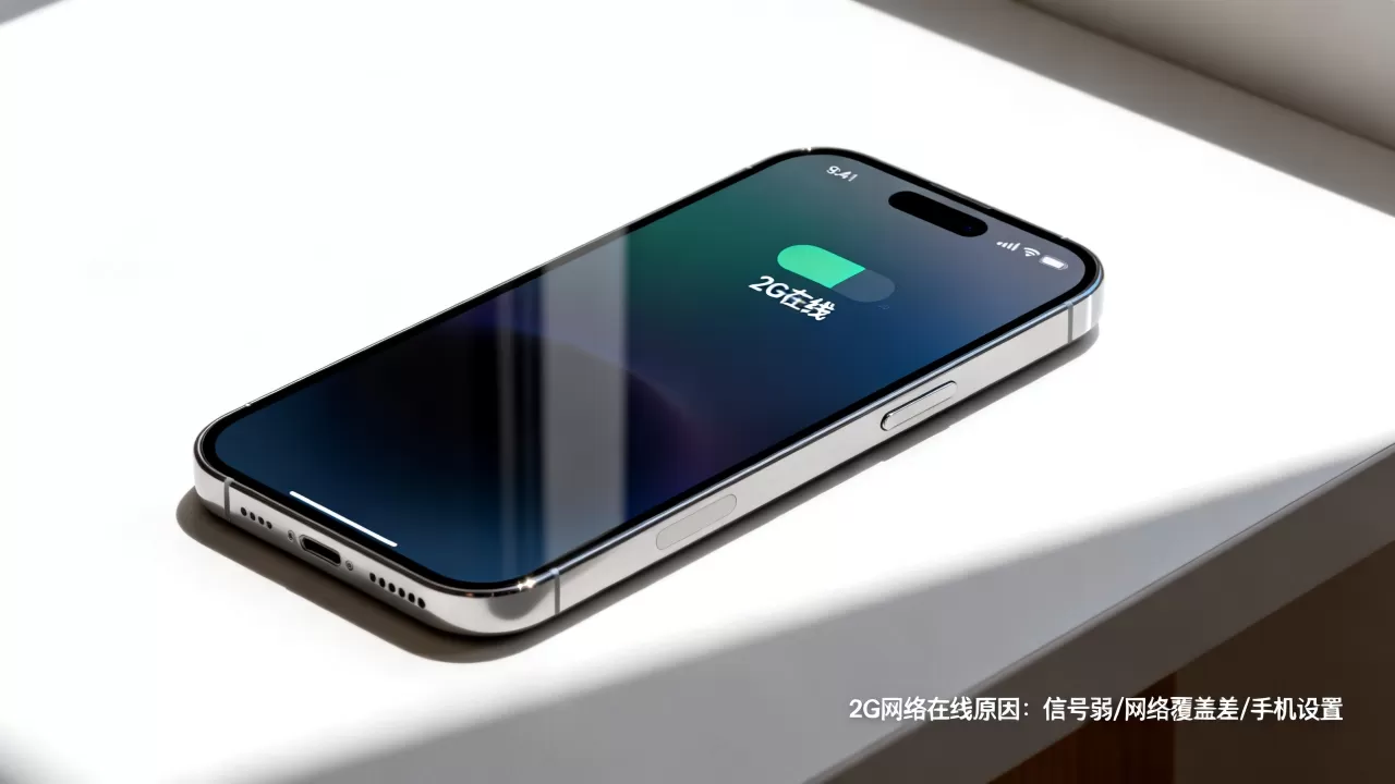 iPhone手机显示2G在线是怎么回事？，2G网络在线原因