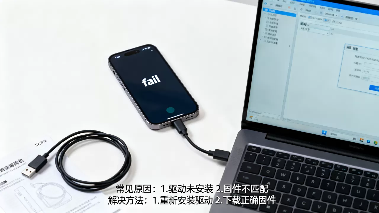 刷机显示fail常见原因是什么？，刷机失败怎么办