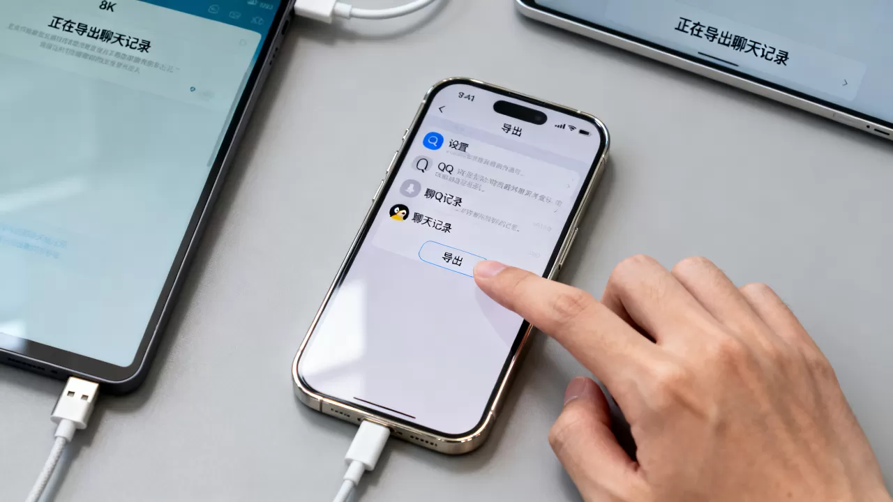 如何导出iPhone手机QQ聊天记录?,iphone手机qq记录导出 如何导出iPhone手机QQ聊天记录?,iphone手机qq记录导出