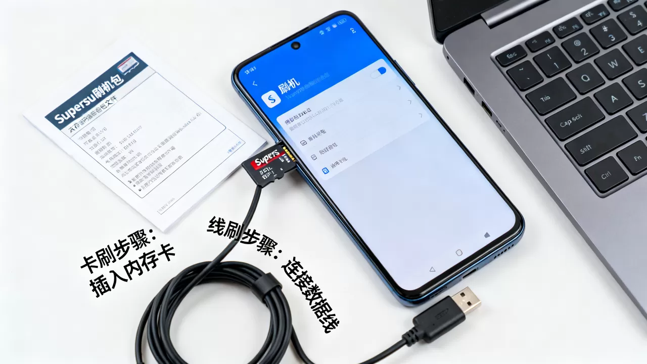 Supersu刷机包怎么用，卡刷还是线刷