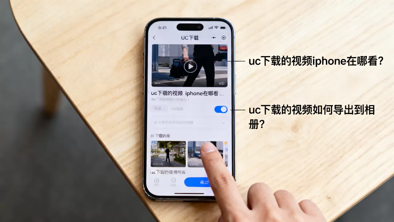 uc下载的视频iphone在哪看?,uc下载的视频如何导出到相册? uc下载的视频iphone在哪看?,uc下载的视频如何导出到相册?