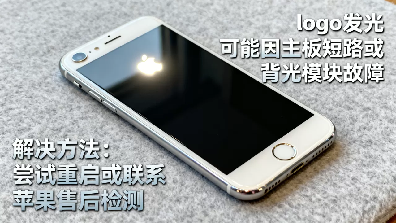 iPhone6 logo发光怎么回事？，iPhone6 logo发光怎么解决