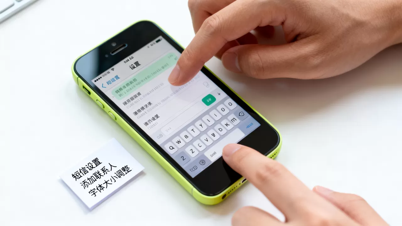 iPhone5c短信如何设置？，iPhone5c短信怎么设置