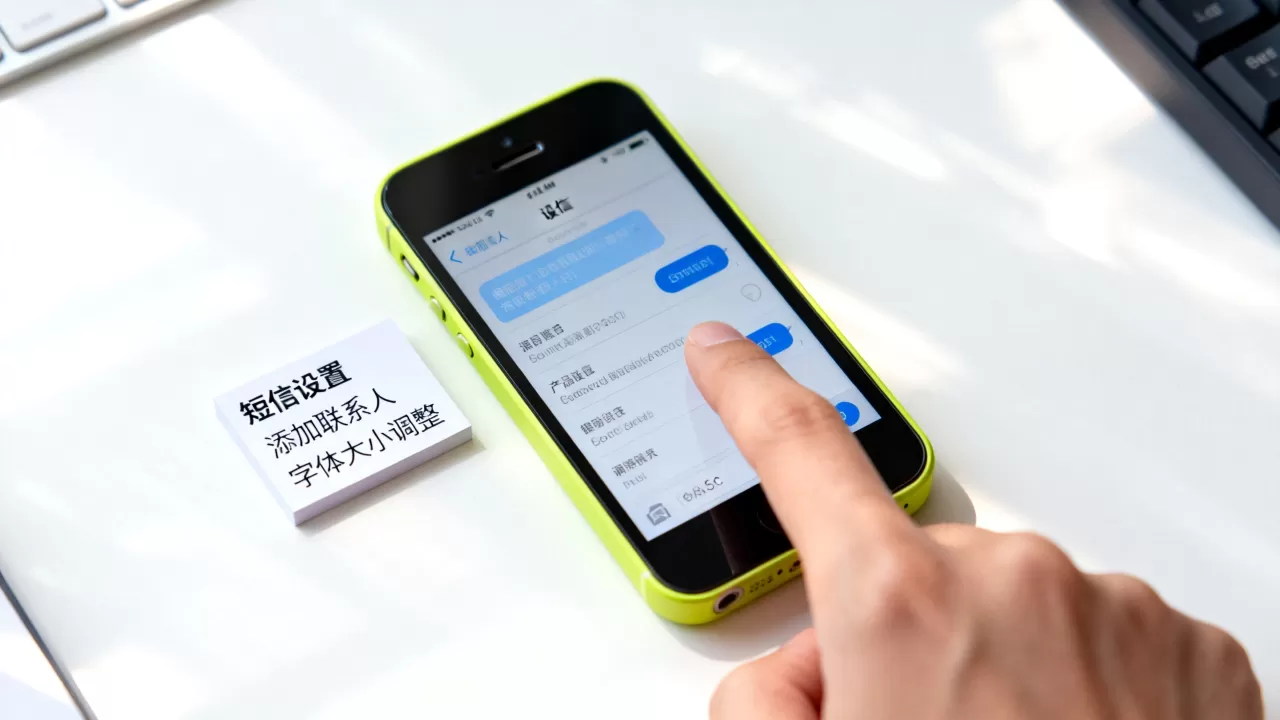 iPhone5c短信如何设置？，iPhone5c短信怎么设置