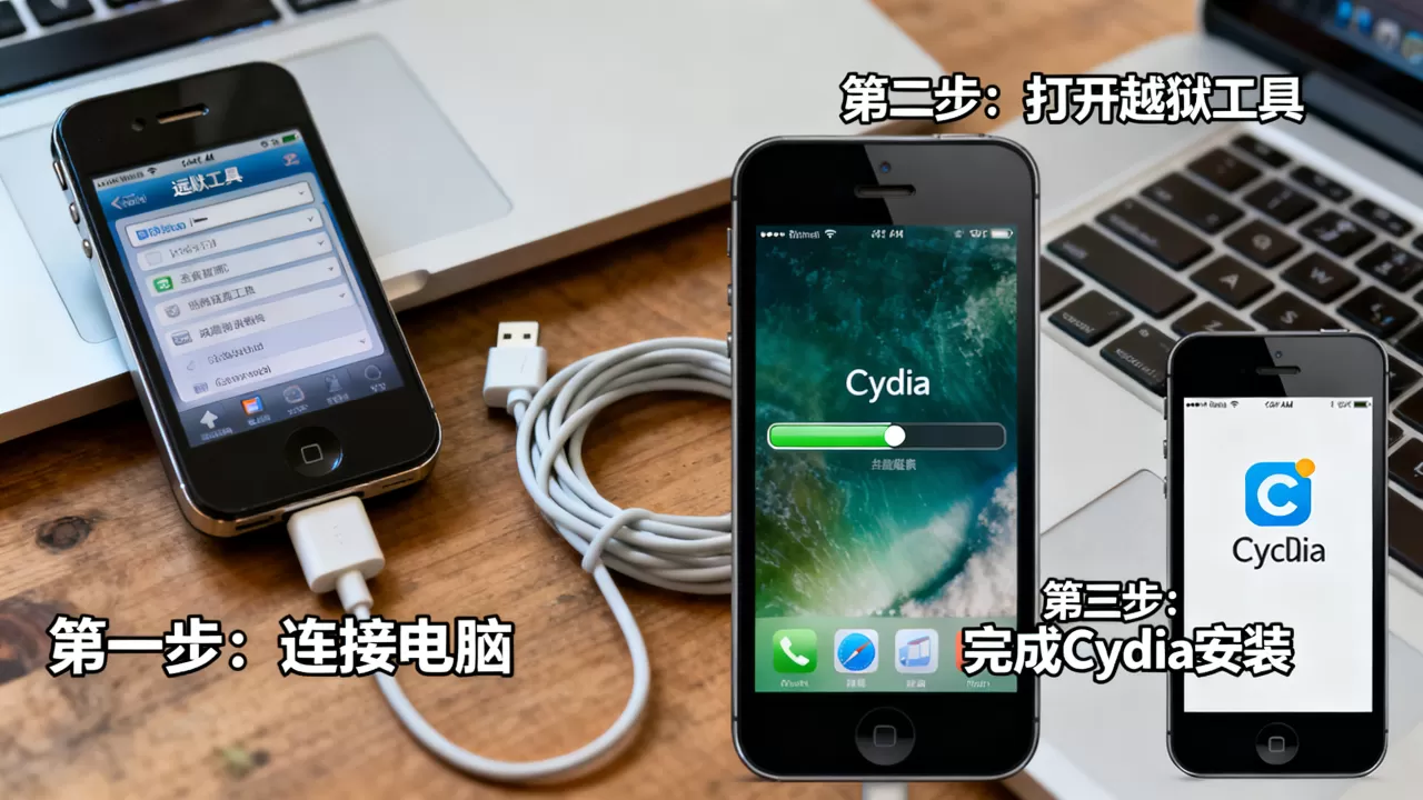 iPhone4越狱后Cydia怎么安装,越狱详细教程 iPhone4越狱后Cydia怎么安装,越狱详细教程