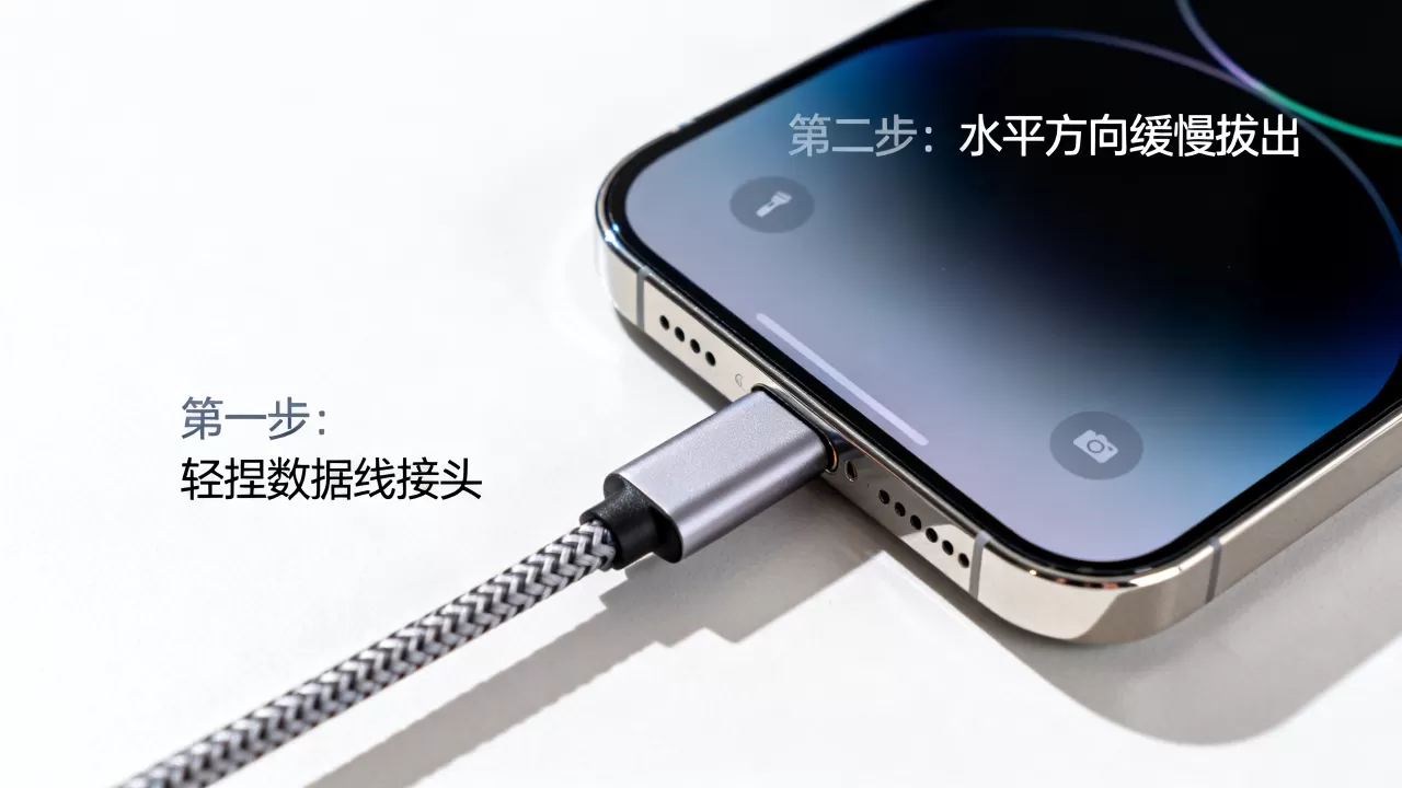 iPhone拔数据线怎么拔?如何正确拔数据线步骤 iPhone拔数据线怎么拔?如何正确拔数据线步骤