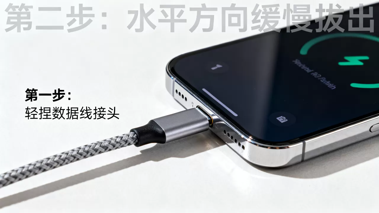 iPhone拔数据线怎么拔?如何正确拔数据线步骤 iPhone拔数据线怎么拔?如何正确拔数据线步骤