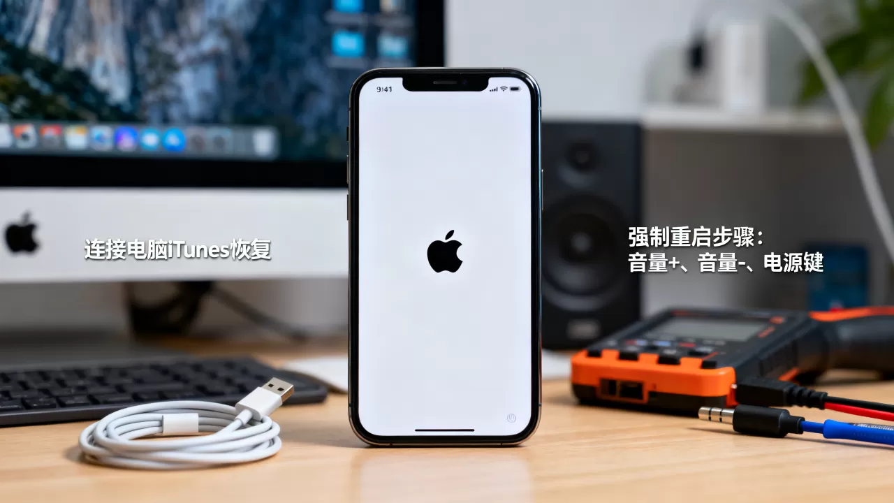 iPhone白苹果怎么修复，白苹果无限重启怎么解决
