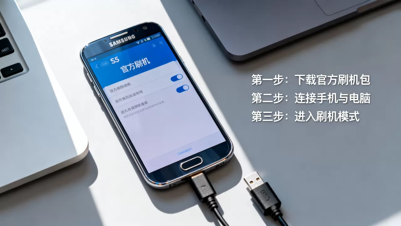 三星s5如何进行官方刷机，刷机教程有哪些？