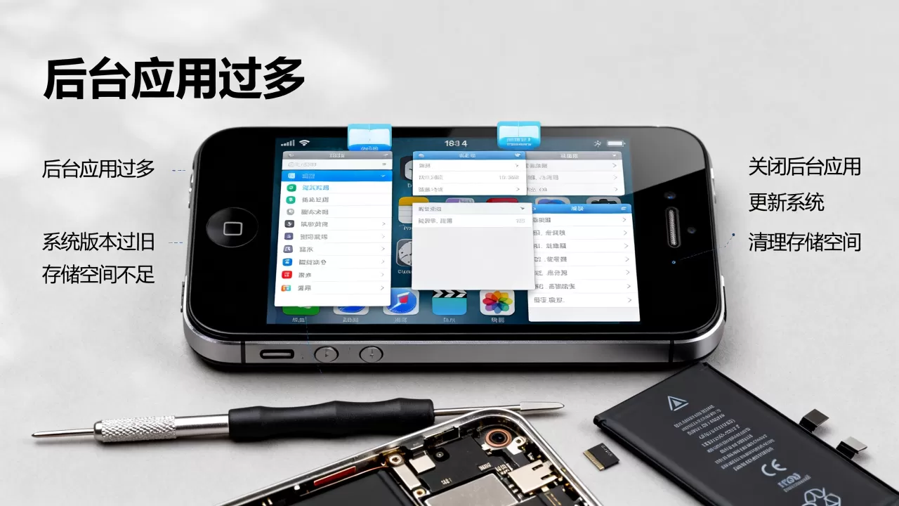 iPhone4卡顿严重怎么解决？，卡顿原因是什么